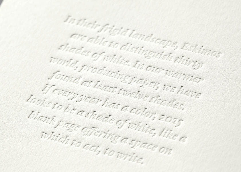 Impresión letterpress Minke