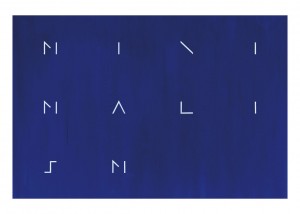 Minimalism póster de LetterArt