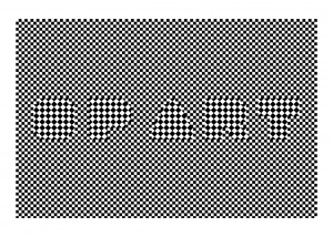 Op Art póster de LetterArt