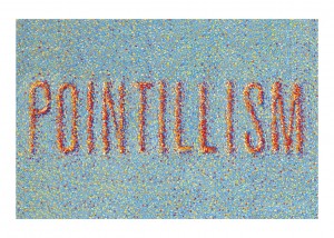 Pointillism póster de LetterArt